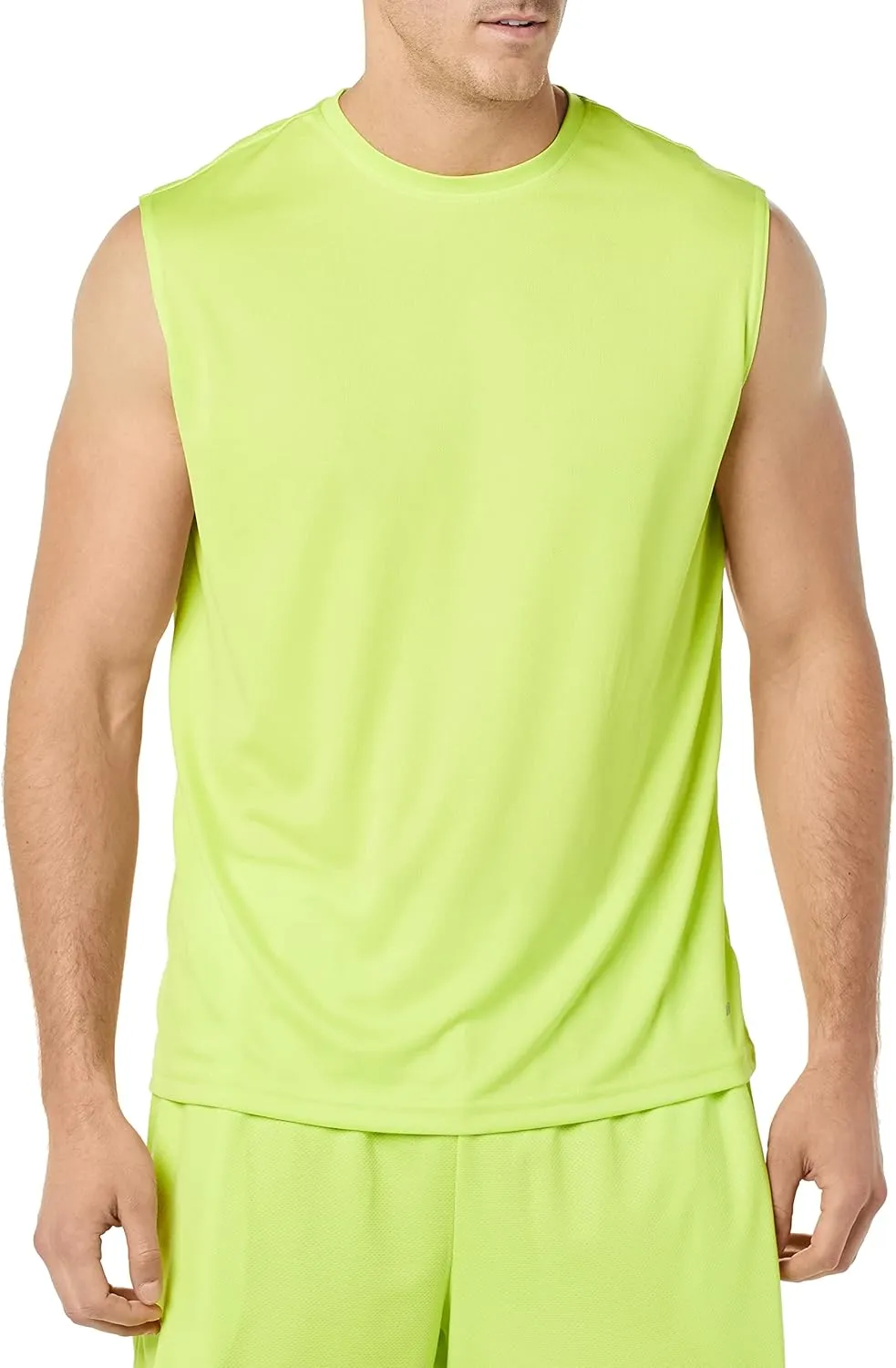 Amazon Essentials Men's Active Performance Tech Muscle Tank, Pack of 2