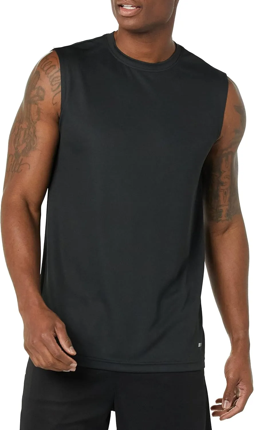 Amazon Essentials Men's Active Performance Tech Muscle Tank, Pack of 2