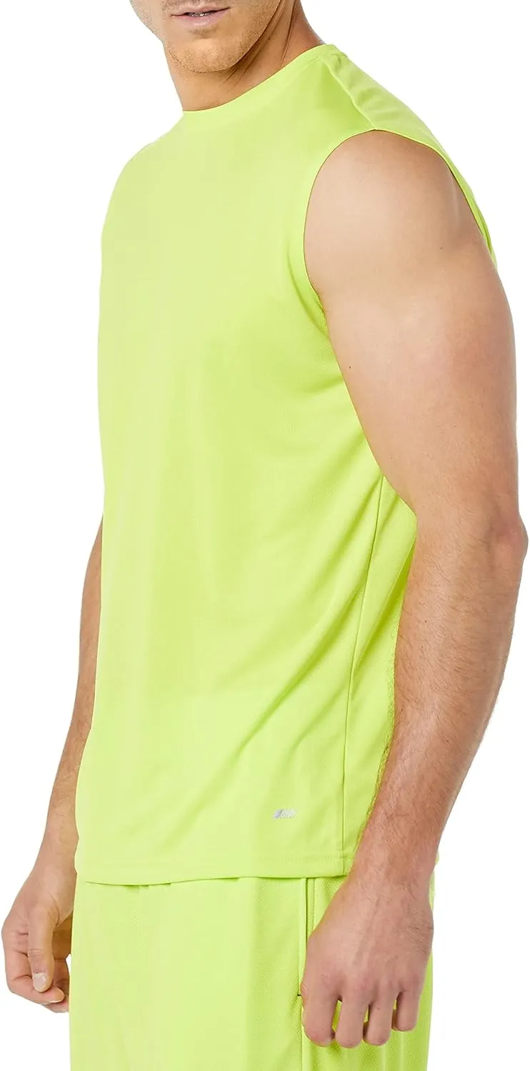 Amazon Essentials Men's Active Performance Tech Muscle Tank, Pack of 2