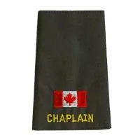 CHAPLAIN Gold Canada Flag Slip-Ons