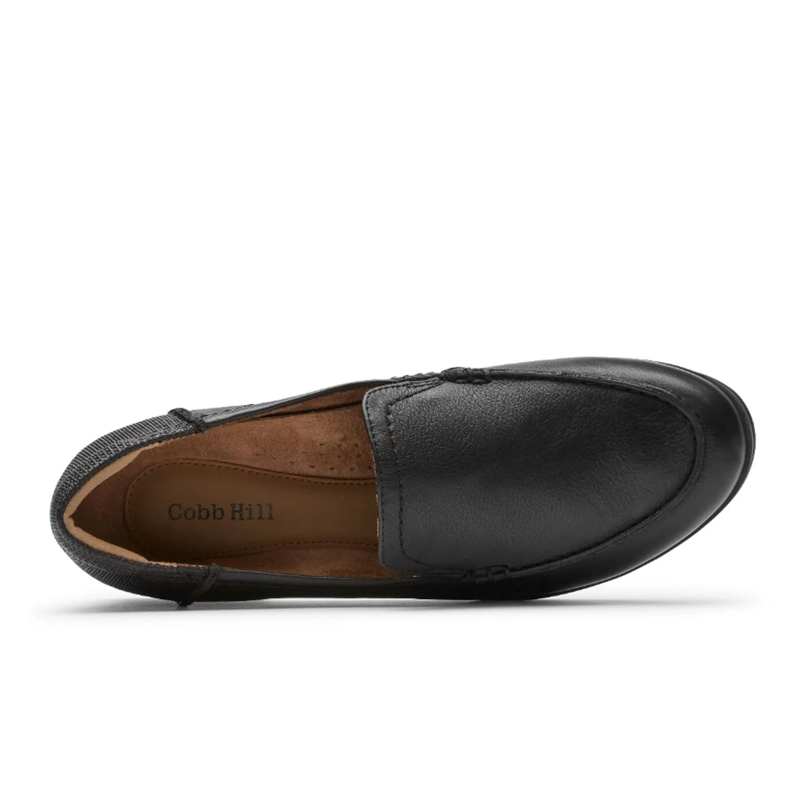 Cobb Hill Crosbie Moc Loafer (Women) - Black Leather