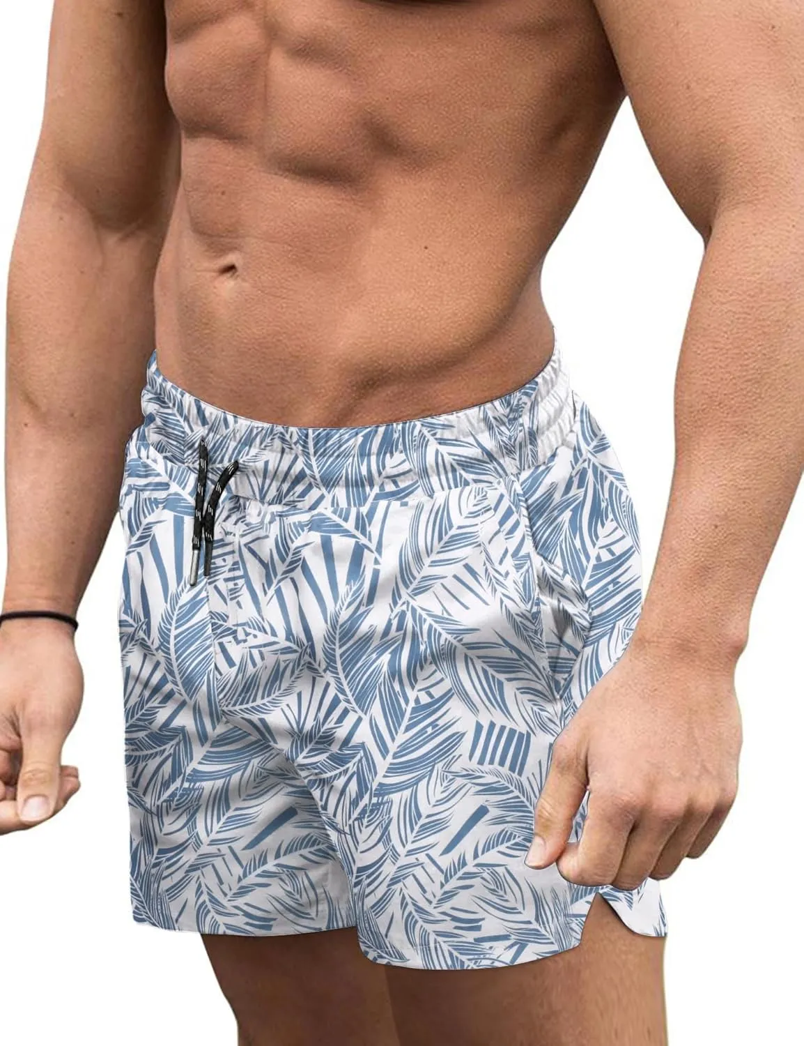 COOFANDY Men's Swim Trunks Quick Dry Board Shorts Swimsuit Swimwear Bathing Suit