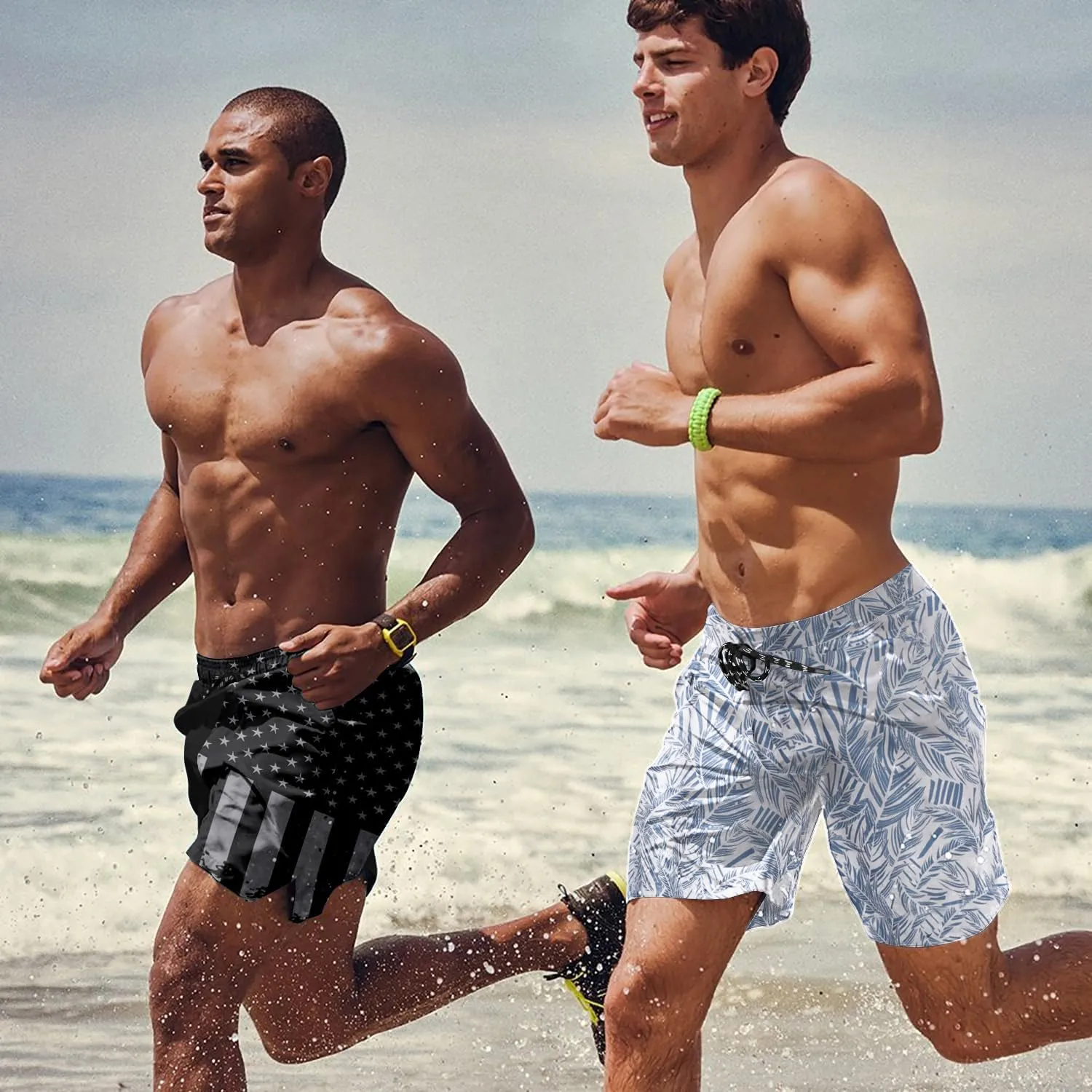 COOFANDY Men's Swim Trunks Quick Dry Board Shorts Swimsuit Swimwear Bathing Suit