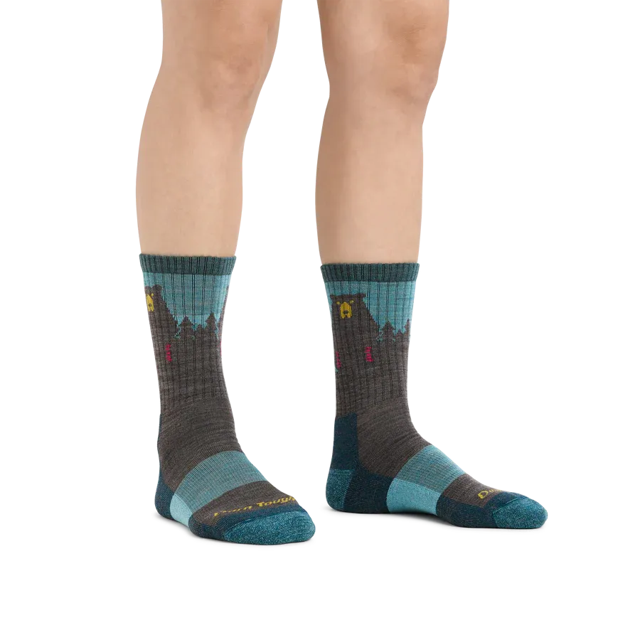 Darn Tough Women's Bear Town Micro Crew Lightweight Hiking Socks