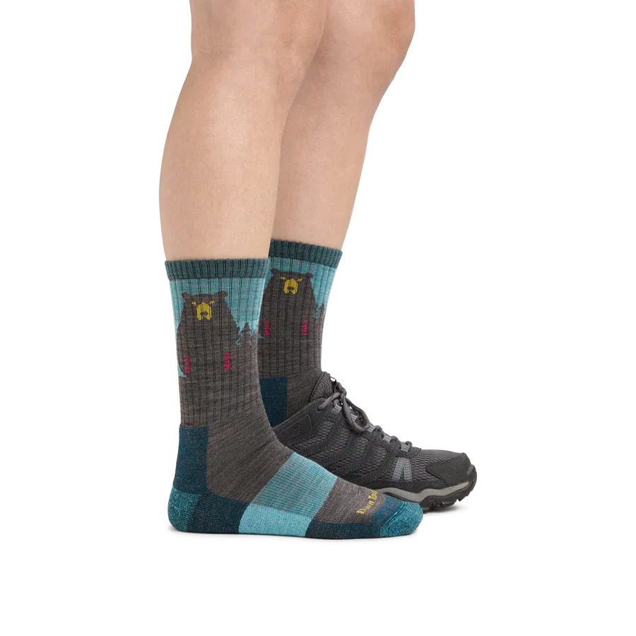 Darn Tough Women's Bear Town Micro Crew Lightweight Hiking Socks