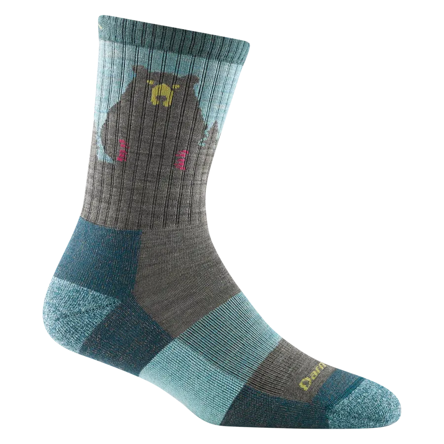 Darn Tough Women's Bear Town Micro Crew Lightweight Hiking Socks