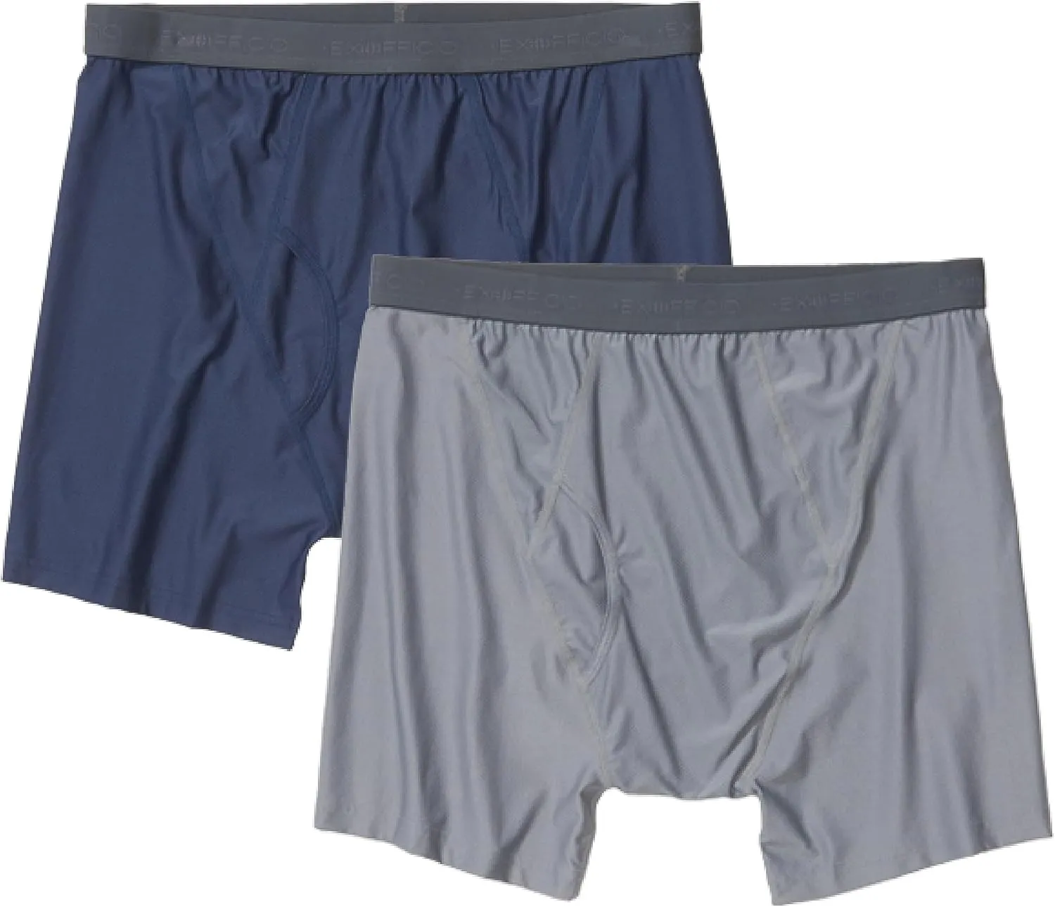 ExOfficio Men's Give-N-Go 2.0 Boxer Brief 2 Pack - Breathable Durable Easy Care Travel Underwear