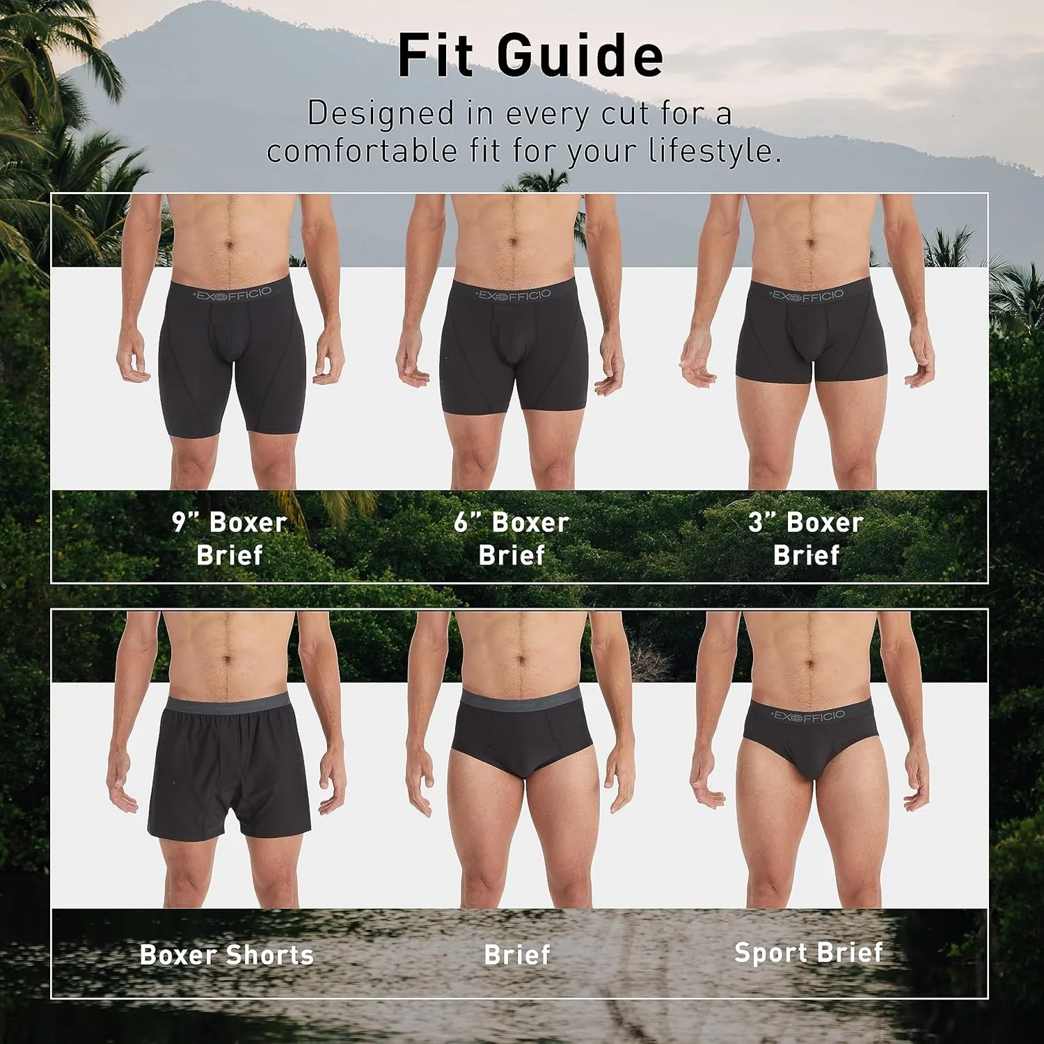 ExOfficio Men's Give-N-Go 2.0 Boxer Brief 2 Pack - Breathable Durable Easy Care Travel Underwear