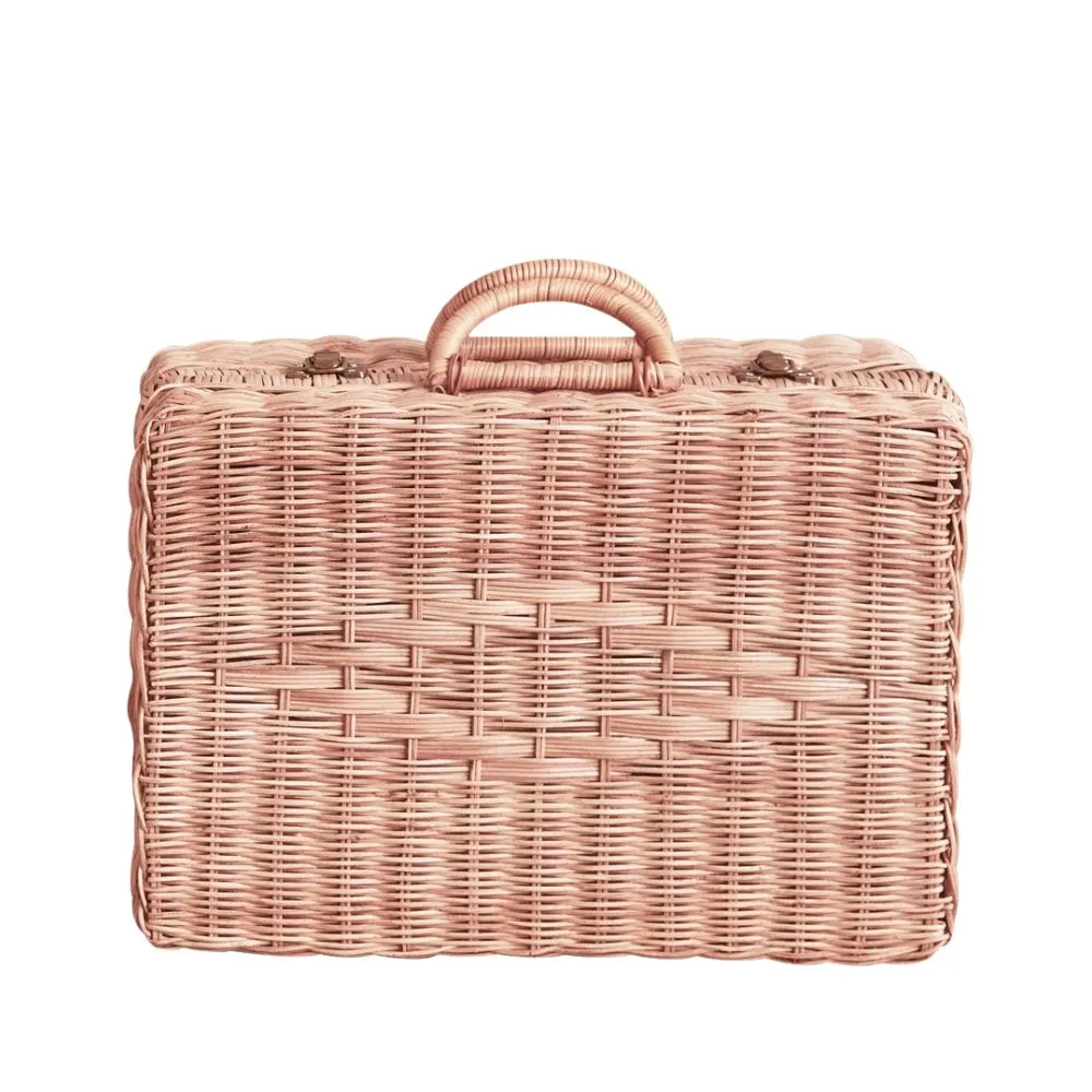 Olli Ella Rattan Toaty Trunk - Rose