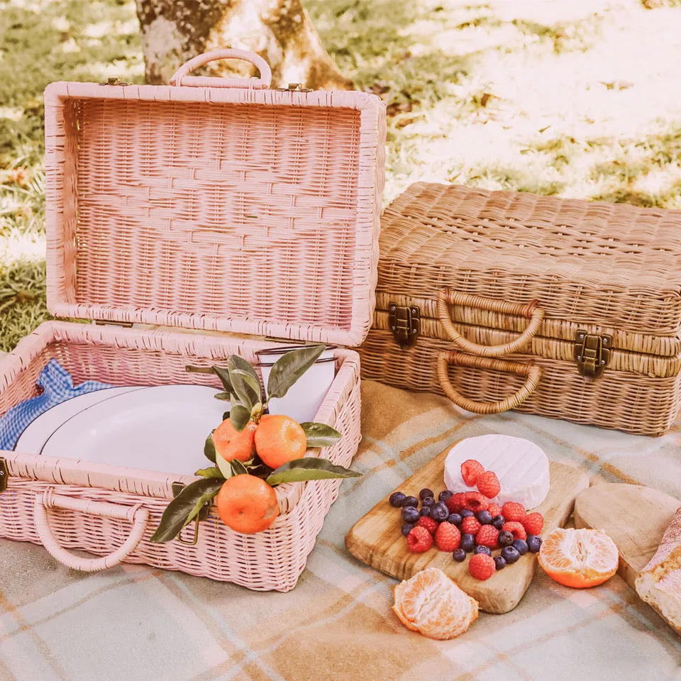 Olli Ella Rattan Toaty Trunk - Rose