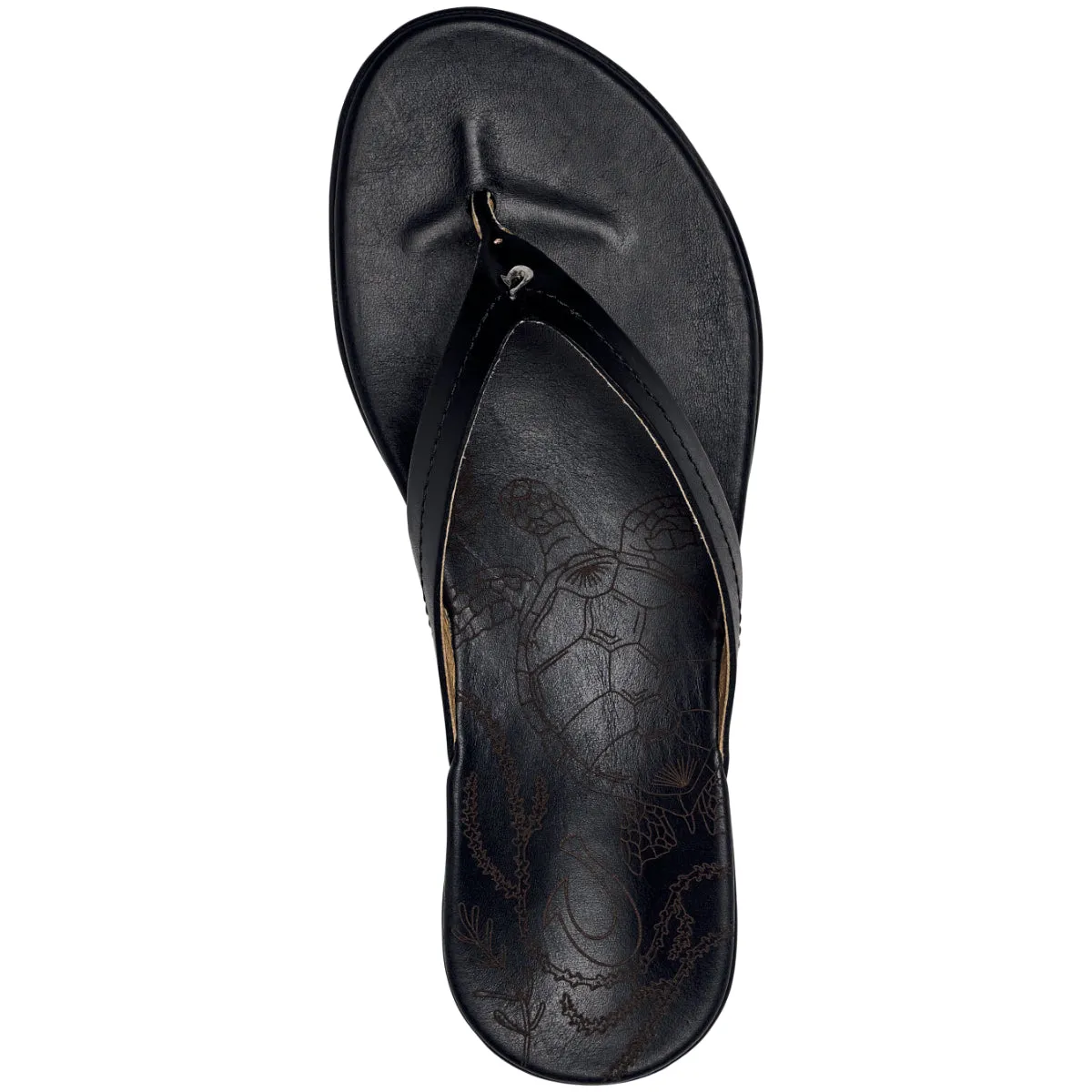 OluKai Women's Honu Leather Beach Sandals