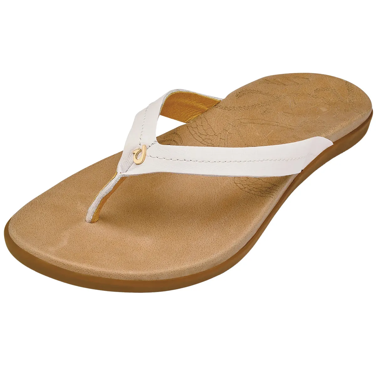 OluKai Women's Honu Leather Beach Sandals