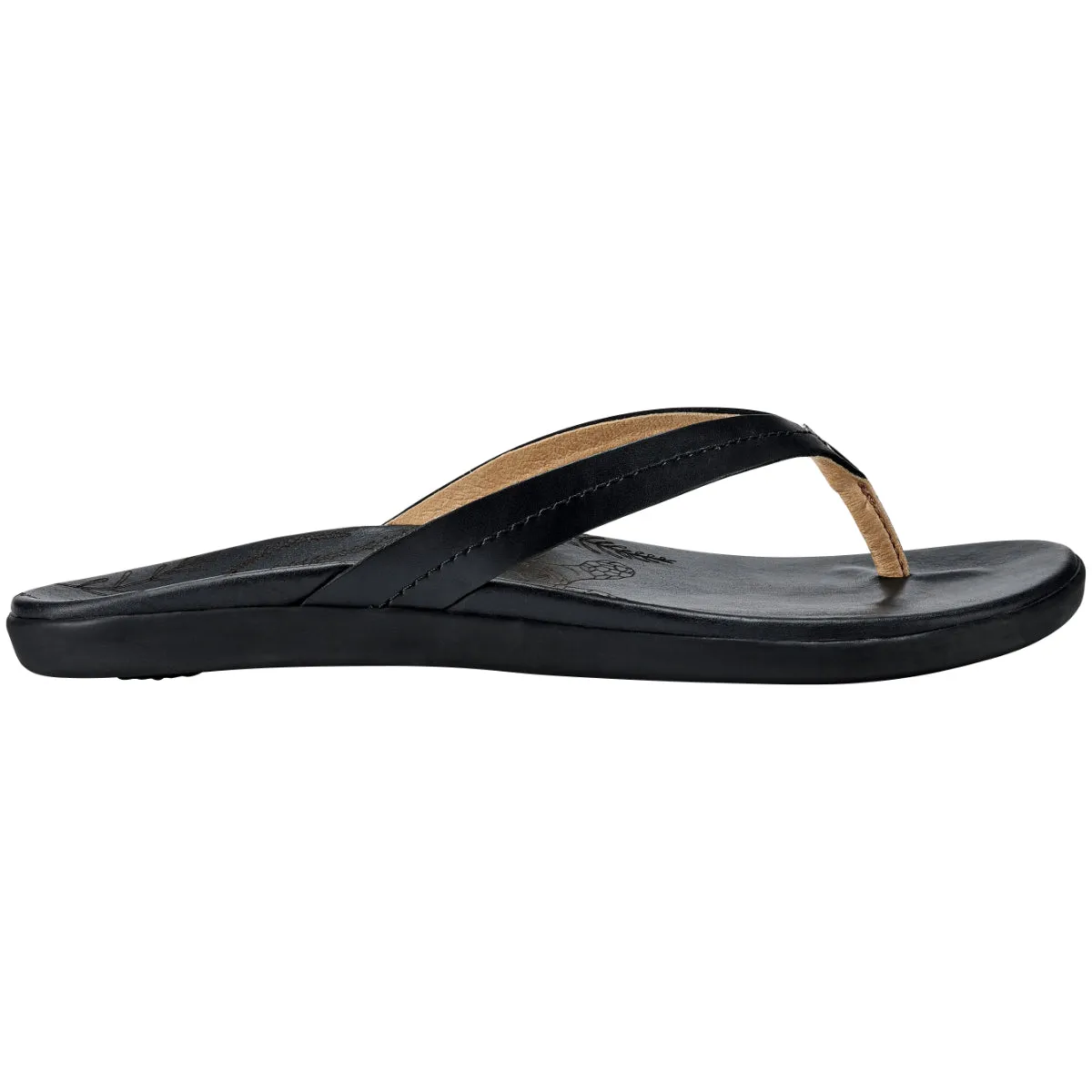 OluKai Women's Honu Leather Beach Sandals
