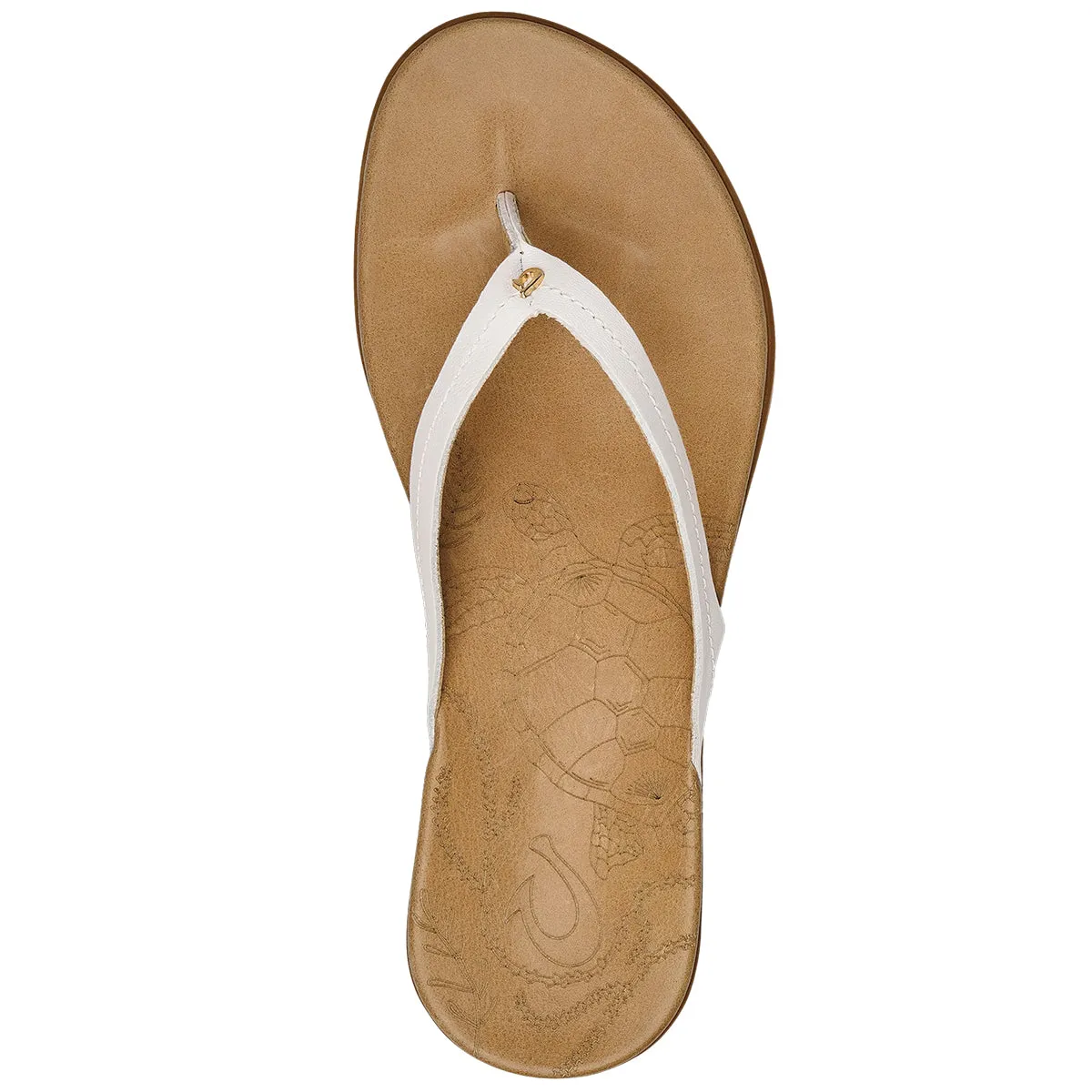 OluKai Women's Honu Leather Beach Sandals