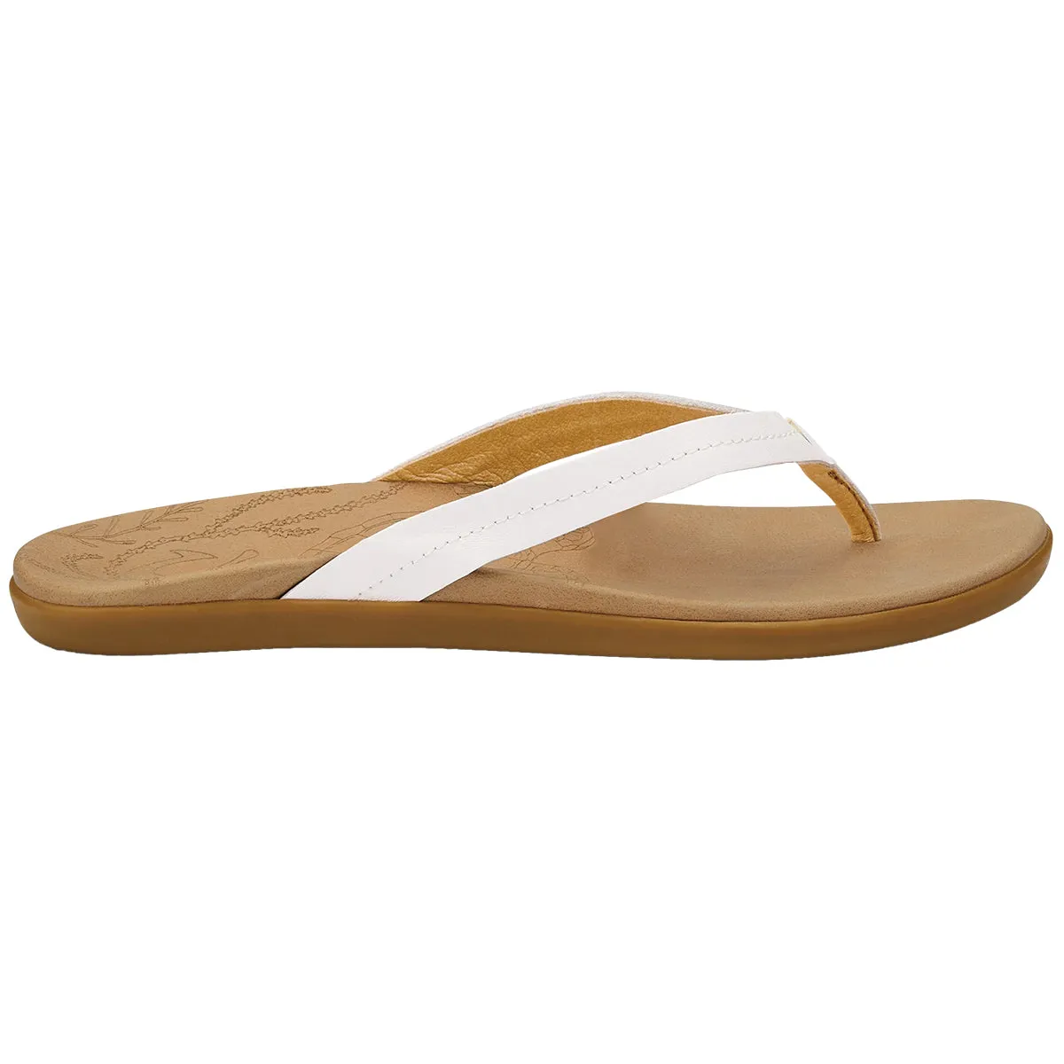 OluKai Women's Honu Leather Beach Sandals
