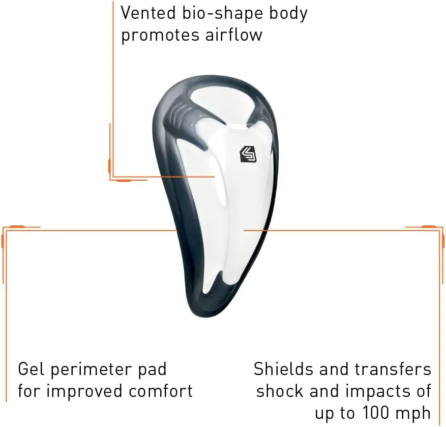 Shock Doctor Men??s Loose Hockey Short Supporter with BioFlex Cup Included. for Adult Men
