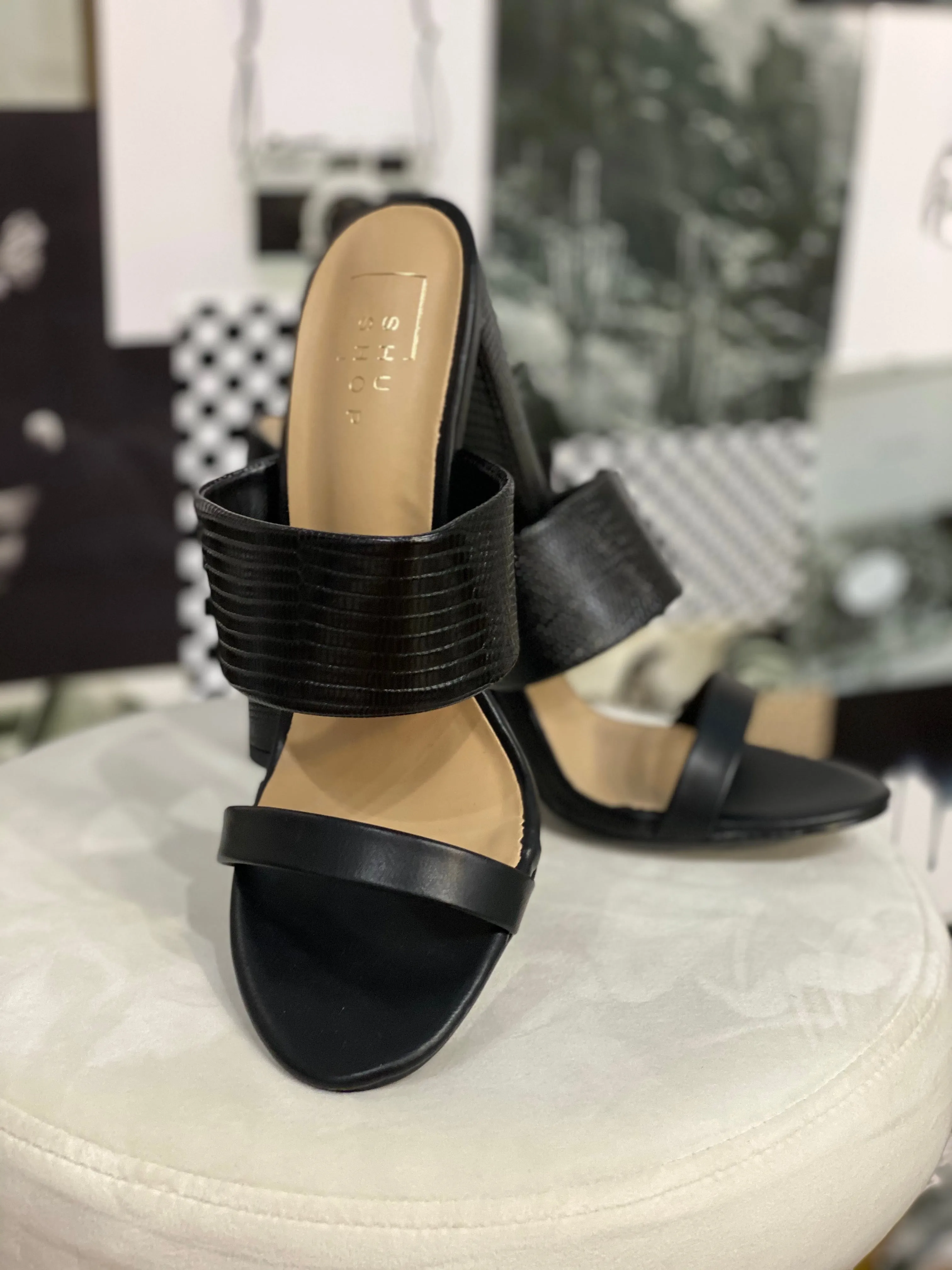 The 'Erin' Heels in Black
