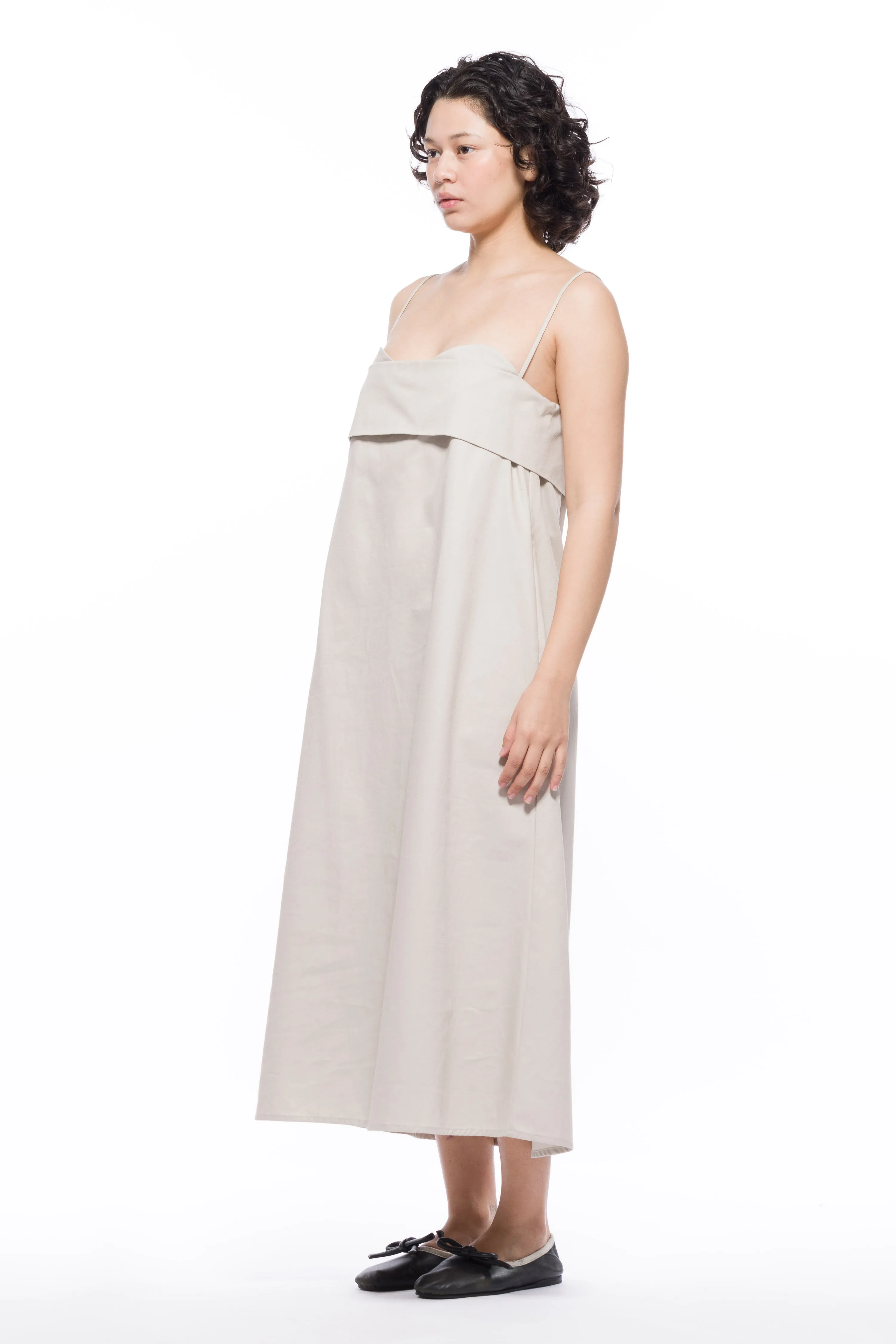 Verona Dress 3.0 Long - Organic Cotton Twill
