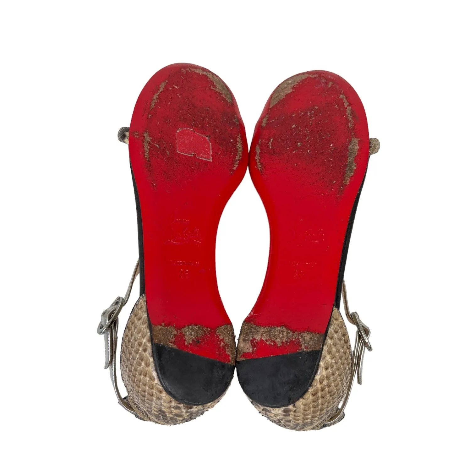 Women's Athena Flat Crocodile Sandals Black Size EU 36 / UK 3